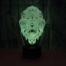 Colorful Touch 3D Vision LED Night Light