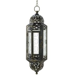 Accent Plus Victorian Hanging Candle Lantern - 13 inches