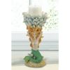 Dragon Crest Mermaid and Coral Candle Holder