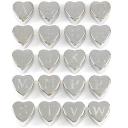 Accent Plus Velvet-Lined Monogram Heart Boxes (72)