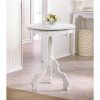 Accent Plus Romantic Three-Legged Carved Pedestal Table