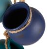 Accent Plus Dangling Pots Decor in Blue Tones