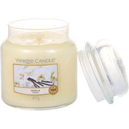 Yankee Candle By Yankee Candle Vanilla Scented Medium Jar 14.5 Oz For Anyone